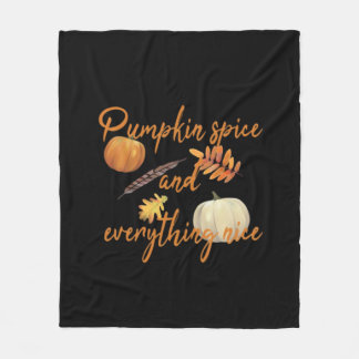 Manta Polar Especie De Calabaza Y Todo Está Bien - Halloween G