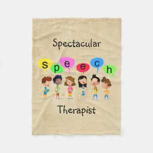 Manta Polar Espectacular discurso Terapista Infantil Cuto