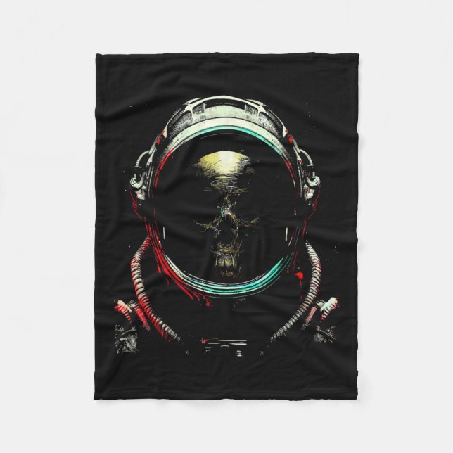 Manta Polar Espectacular esqueleto de Fantasma - Espectacular  (Anverso)