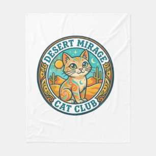 Manta Polar Espejismo del desierto Gato Idea de regalo para ma