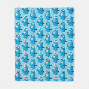 Manta Polar Espeluznante Demonio Con Calavera