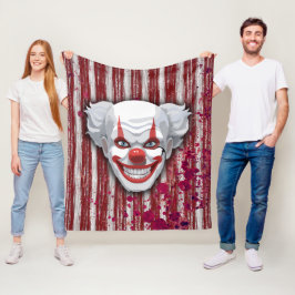 Manta Polar Espeluznante Halloween del Carnaval de Payaso