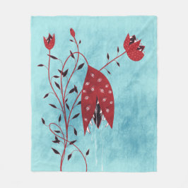 Manta Polar Espeluznante Planta Carnívora Con Ojos De Horror