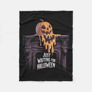 Manta Polar Esperando Halloween Jack O Lantern Hallowee