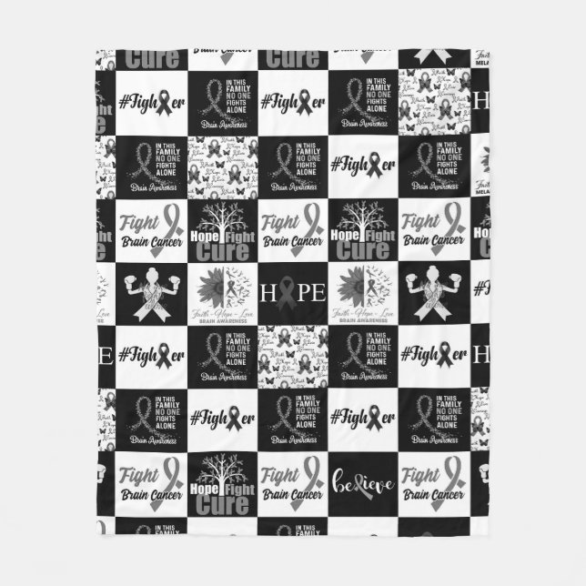 Manta Polar Esperanza lucha para curar el cáncer cerebral (Anverso)