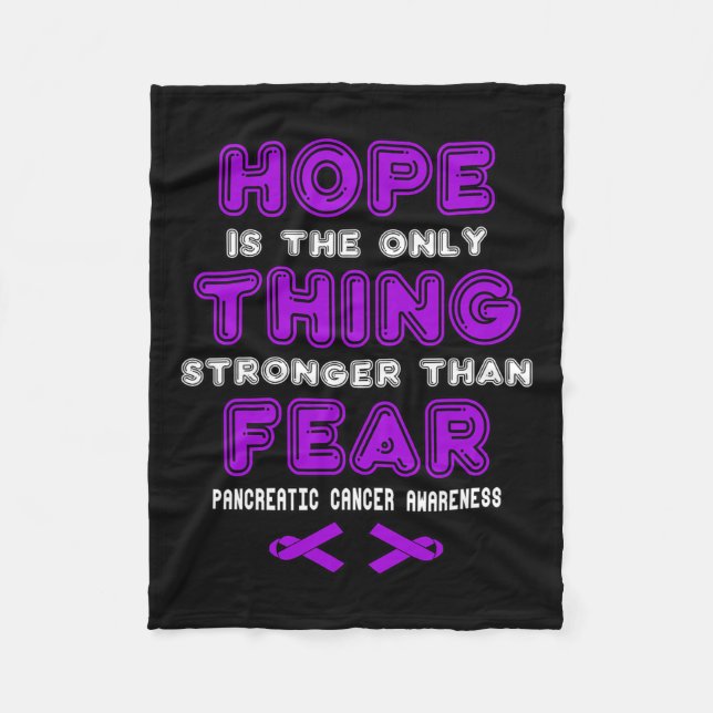 Manta Polar Esperemos una toma de conciencia sobre el cáncer p (Anverso)