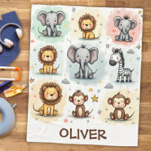 Espinosa acuarela Safari Animal Doodles