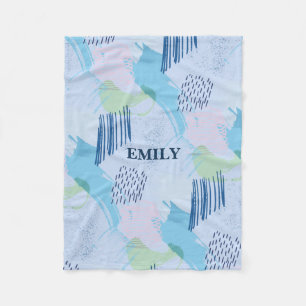 Manta Polar Espirales y líneas abstractas