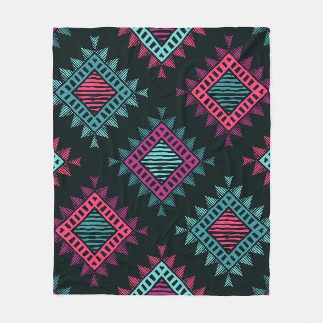 Manta Polar Espíritu boho: La etnia tribal no tiene problemas (Anverso)