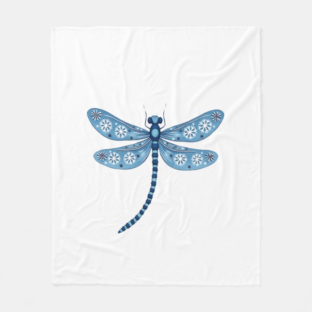 Manta Polar Espíritu de la libélula de nieve (Anverso)