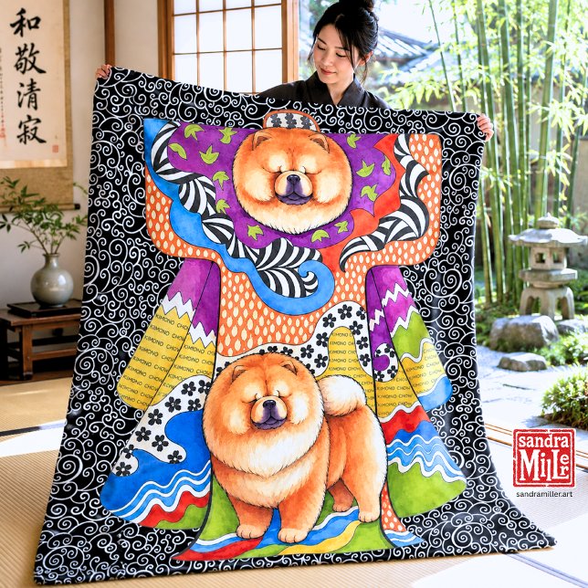 Manta Polar ESPÍRITU DEL KIMONO • Chow (Subido por el creador)