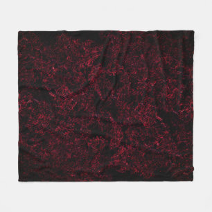 Manta Polar Esponja rusa roja sobre fondo rojo oscuro