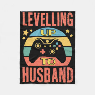 Manta Polar Esposo Gamer Nivelándose Bodas Compromiso Hombre