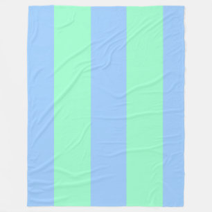 Manta Polar ¡¡¡Espunky azul claro y franjas verdes para divert