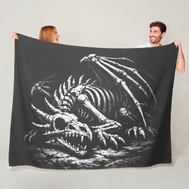 Manta Polar Esqueleto de Dragón — por BurnsInHell (In situ)