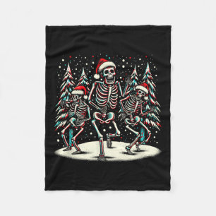 Manta Polar Esqueletos de los navidades - Vintage Halloween