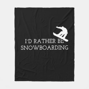 Manta Polar Esquí de nieve - Preferiría estar esquiando