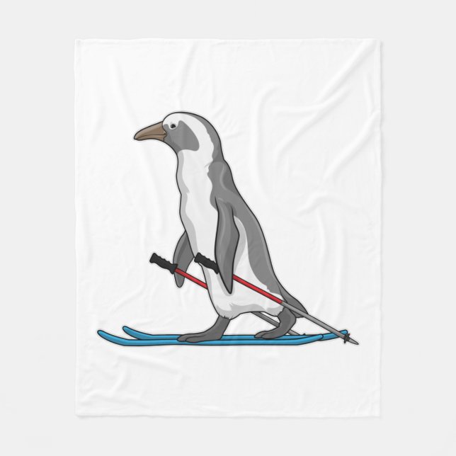 Manta Polar Esquí de Pingüino (Anverso)