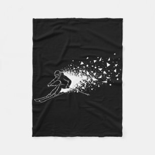 Manta Polar Esquí esquiador freestyle polvo ráfaga montaña nie