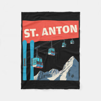 Manta Polar Esquí St. Anton - Retro St. Anton Ski