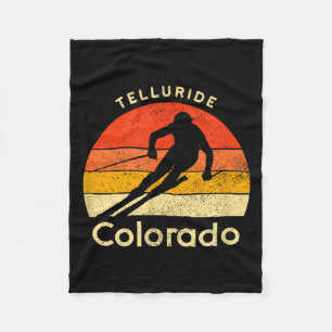 Manta Polar Esquí vintage telluride colorado montaña