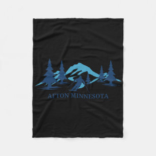 Manta Polar Esquiador de esquí Afton Minnesota