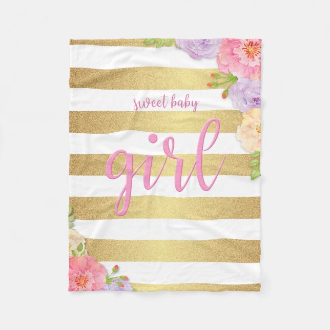 Manta Polar Esquile las mantas, fiesta de bienvenida al bebé, (Anverso)