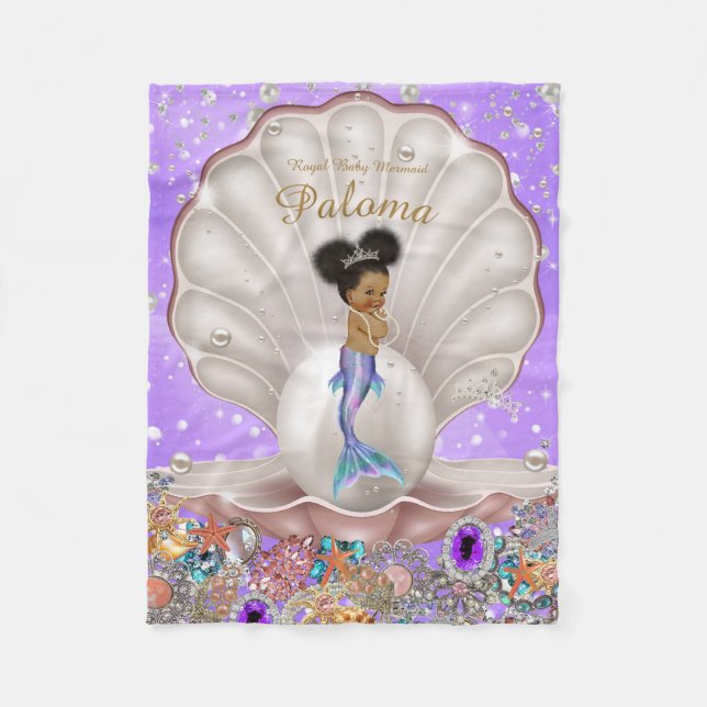 Manta Polar Esquile las mantas, fiesta de bienvenida al bebé, (Anverso)