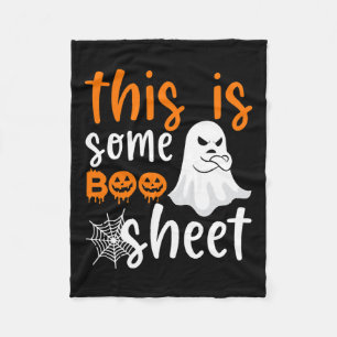 Manta Polar Esta es la hoja de boo Ghost Retro Halloween disfr