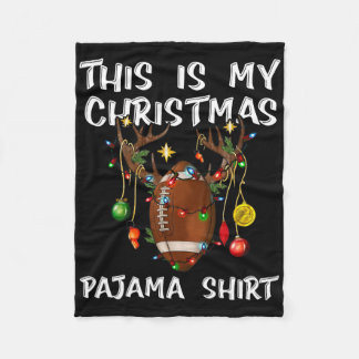 Manta Polar Esta es la Navidad De Los Camisas De Pajama De Mis