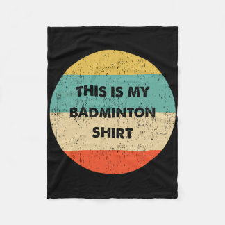 Manta Polar Esta es mi Badminton