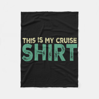 Manta Polar Esta Es Mi Camiseta De Crucero Divertido Amor Cruc
