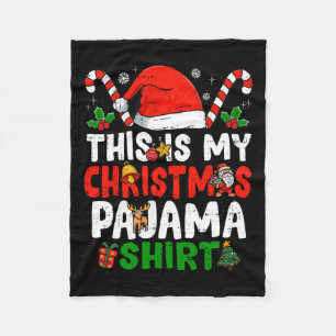 Manta Polar Esta Es Mi Diversión De Pijama De Navidad 