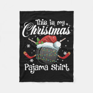 Manta Polar Esta Es Mi Familia De Navidad Pijama Xmas Hockey A
