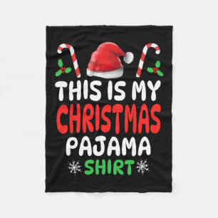 Manta Polar Esta es mi Navidad Pajama Hombres Mujeres Niños Ni