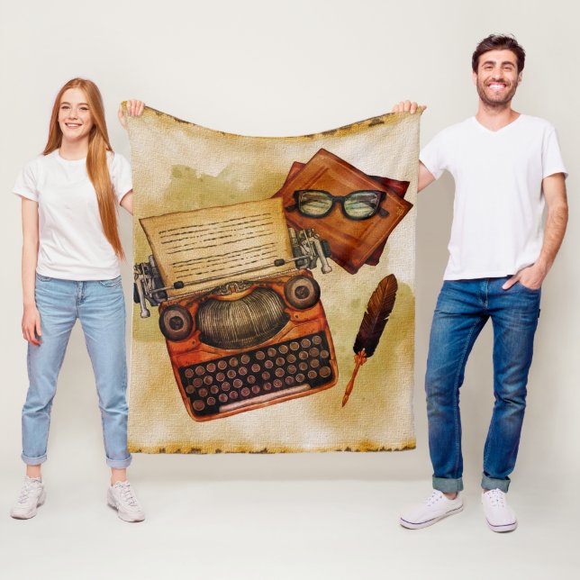 Manta Polar Está Escrito Vintage (In situ)