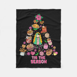Manta Polar Esta temporada: Navidades mexicanos Feliz Navidad 