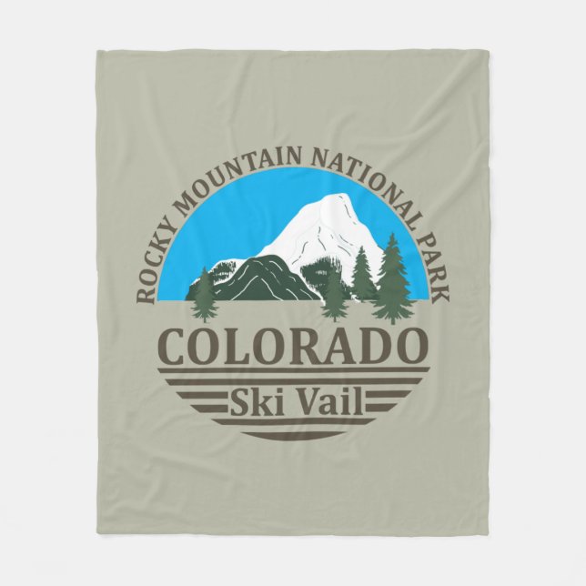 Manta Polar Estación de esquí de Vail Colorado (Anverso)