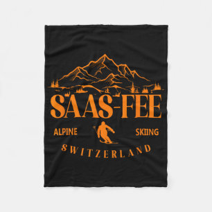 Manta Polar Estación de esquí Saas-fee Alpes suizos esquí alpi