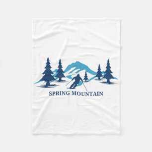 Manta Polar Estación de esquí Spring Mountain Pennsylvania Ski