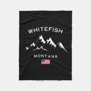 Manta Polar Estación de esquí Whitefish Montana Montañas Rocos