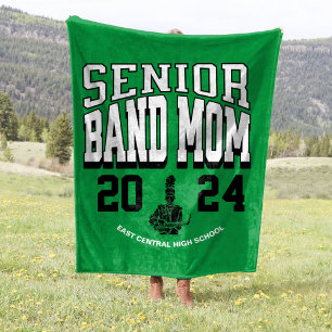 Manta Polar Estadio 50x60 School Band Senior Mom