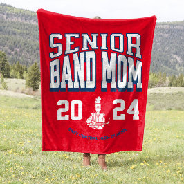Manta Polar Estadio 60x80 School Band Senior Mom