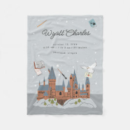 Manta Polar Estadísticas de nacimiento del bebé Harry Potter e