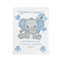 Estadísticas de Nacimiento Personalizadas Elefante