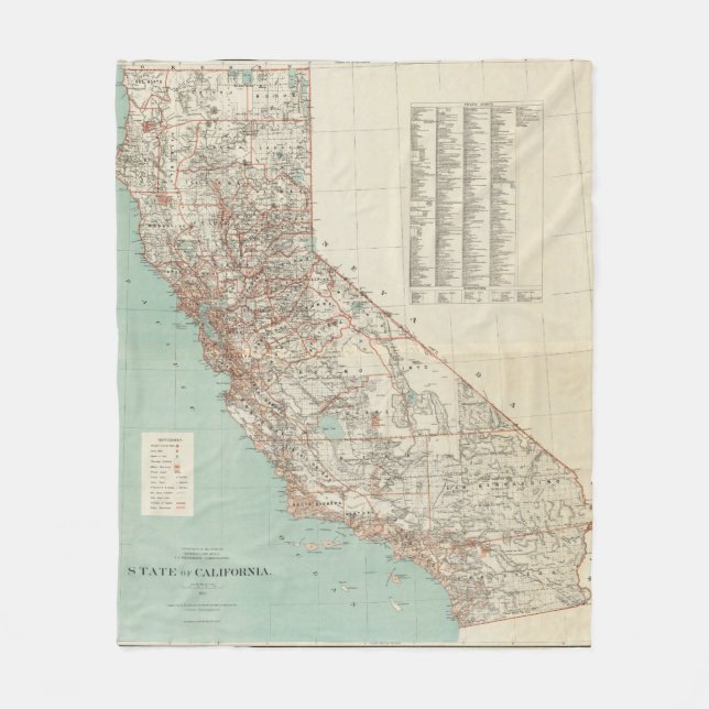 Manta Polar Estado de California 2 (Anverso)