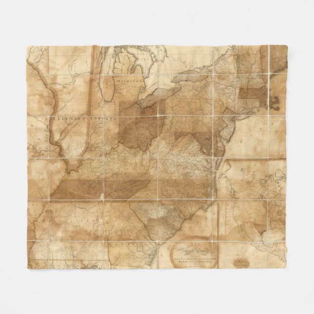 Manta Polar Estados Unidos 39 (Frente (Horizontal))