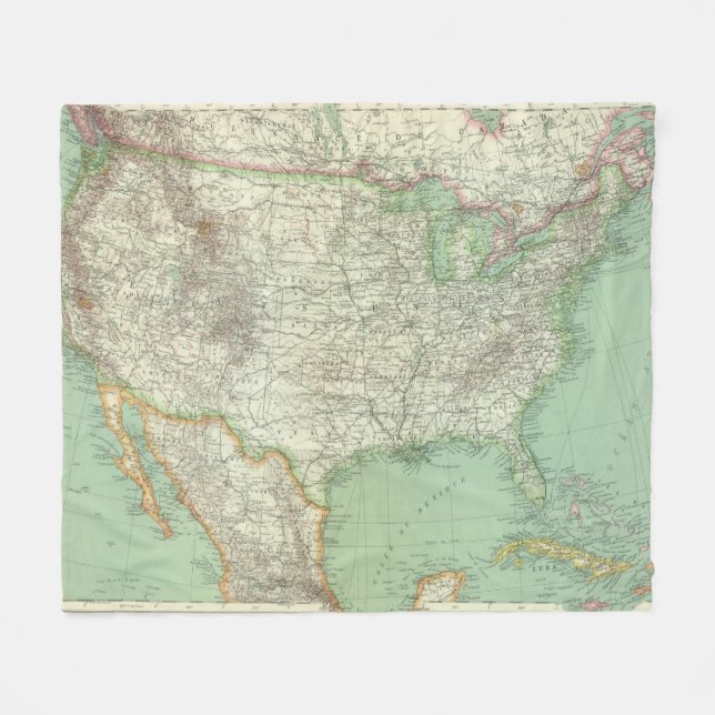 Manta Polar Estados Unidos 7 (Frente (Horizontal))