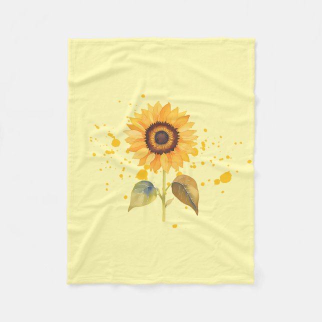 Manta Polar Estallido de sol dorado (Anverso)