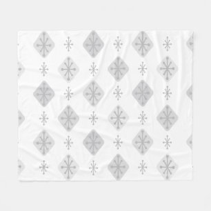 Manta Polar Estallidos del siglo XX Diamantes Gris claro